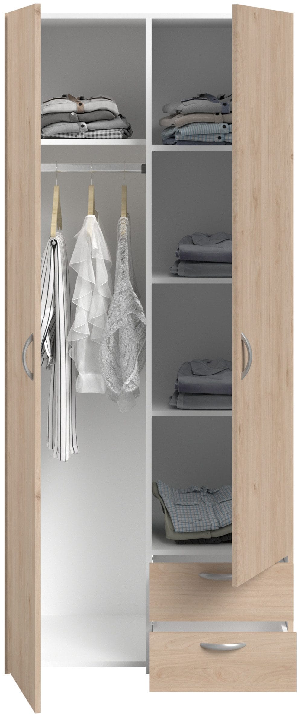 Parisot Jade 11 Jugendzimmer-Set 2-tlg. mit Hochbett & Kleiderschrank