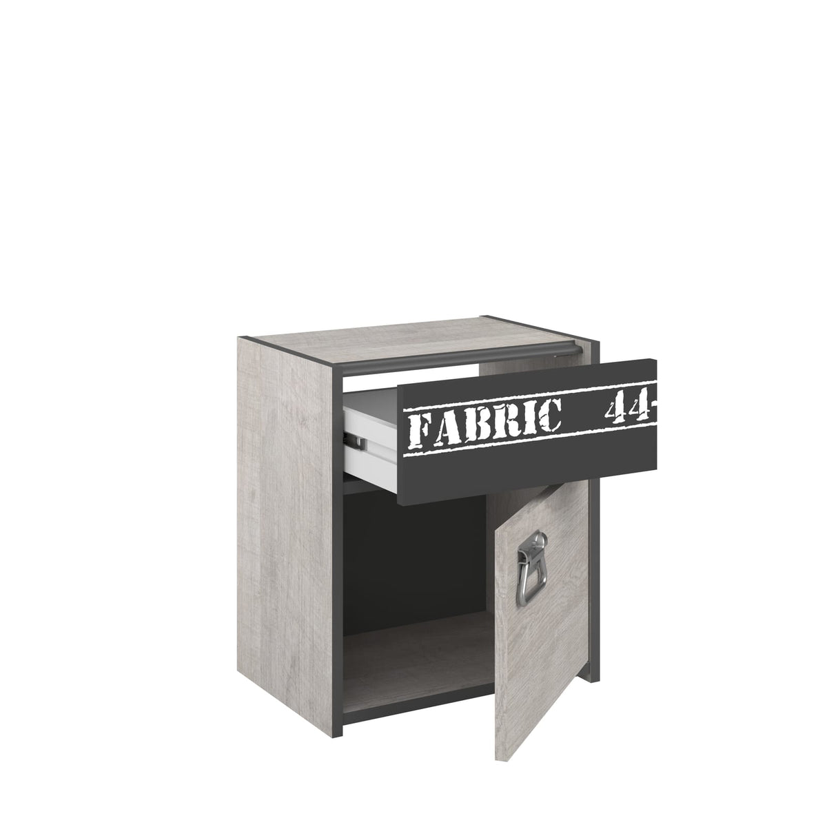 Parisot Fabric 2 Jugendzimmer-Set 4-teilig mit Bett & Stauraum