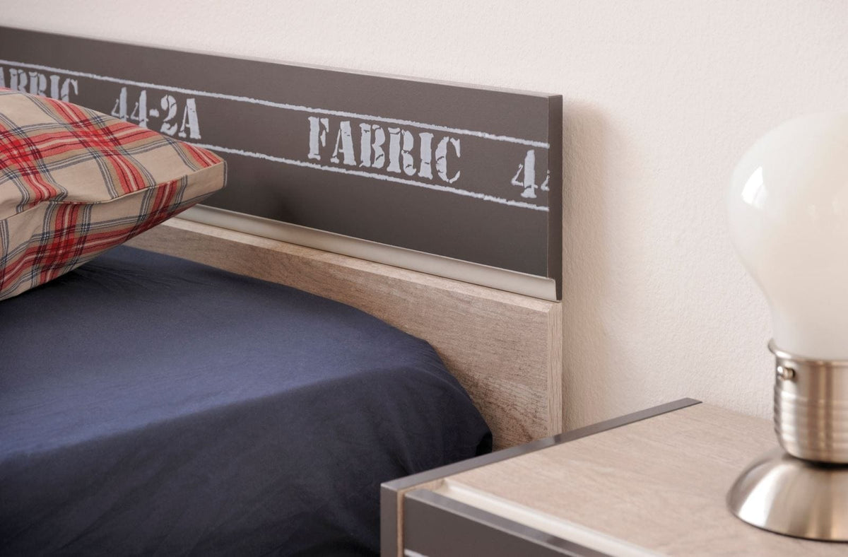 Parisot Fabric 2 Jugendzimmer-Set 4-teilig mit Bett & Stauraum