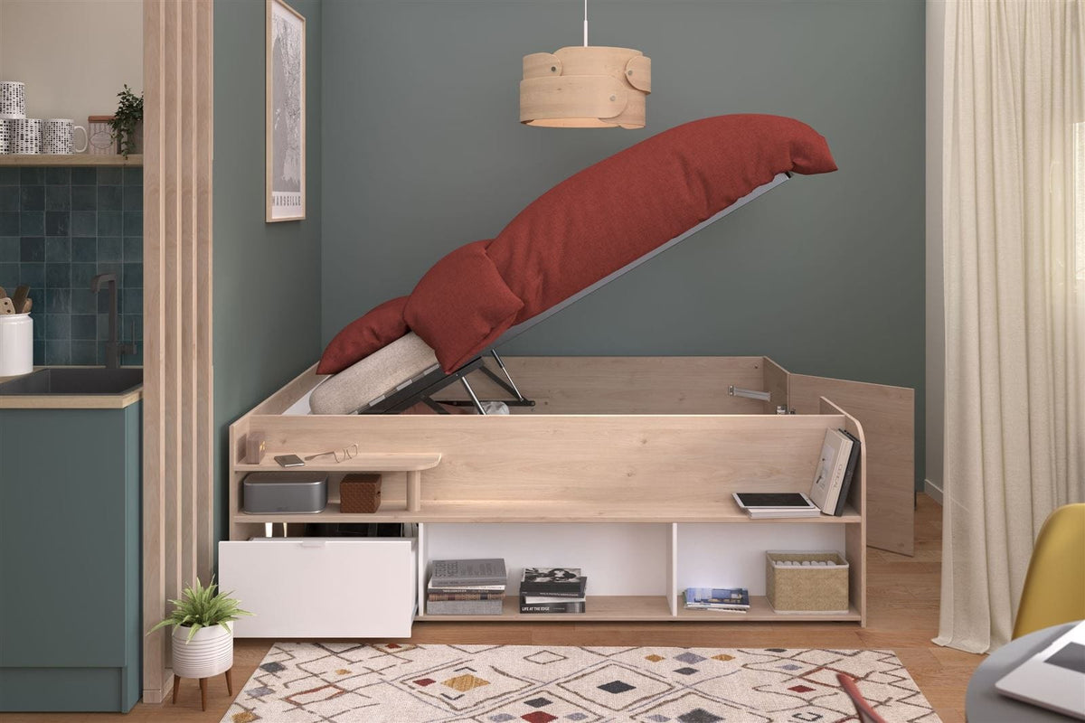 Parisot Travel 2 Stauraumbett 140x200 cm mit begehbarem Stauraum