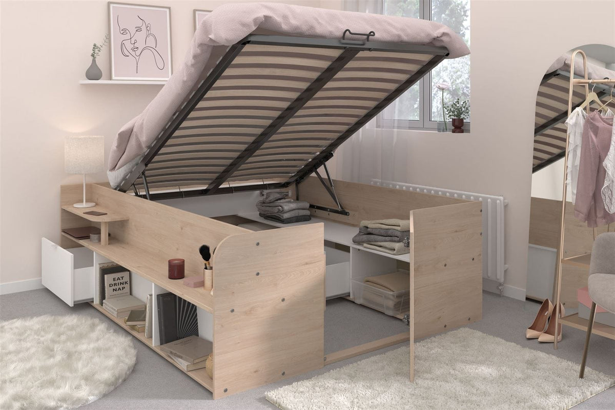 Parisot Travel 2 Stauraumbett 140x200 cm mit begehbarem Stauraum