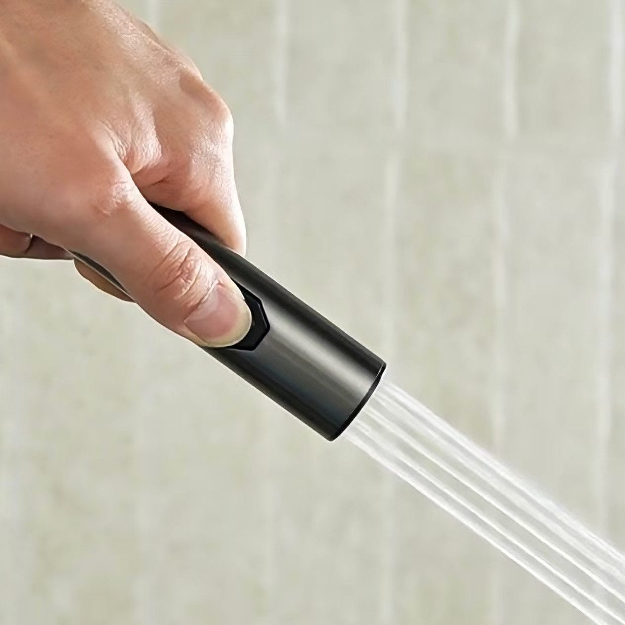 Faizee Home Hydroniq Duschsystem mit Thermostat – Regendusche, Handbrause & höhenverstellbare Duschstange