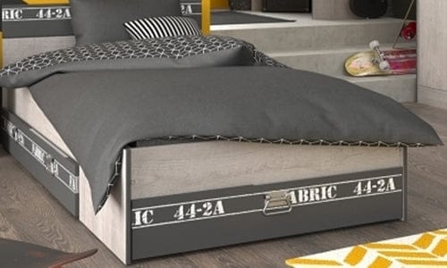 Parisot Fabric 20 Jugendzimmer-Set – modernes Komplettzimmer mit LED-Gaming-Schreibtisch