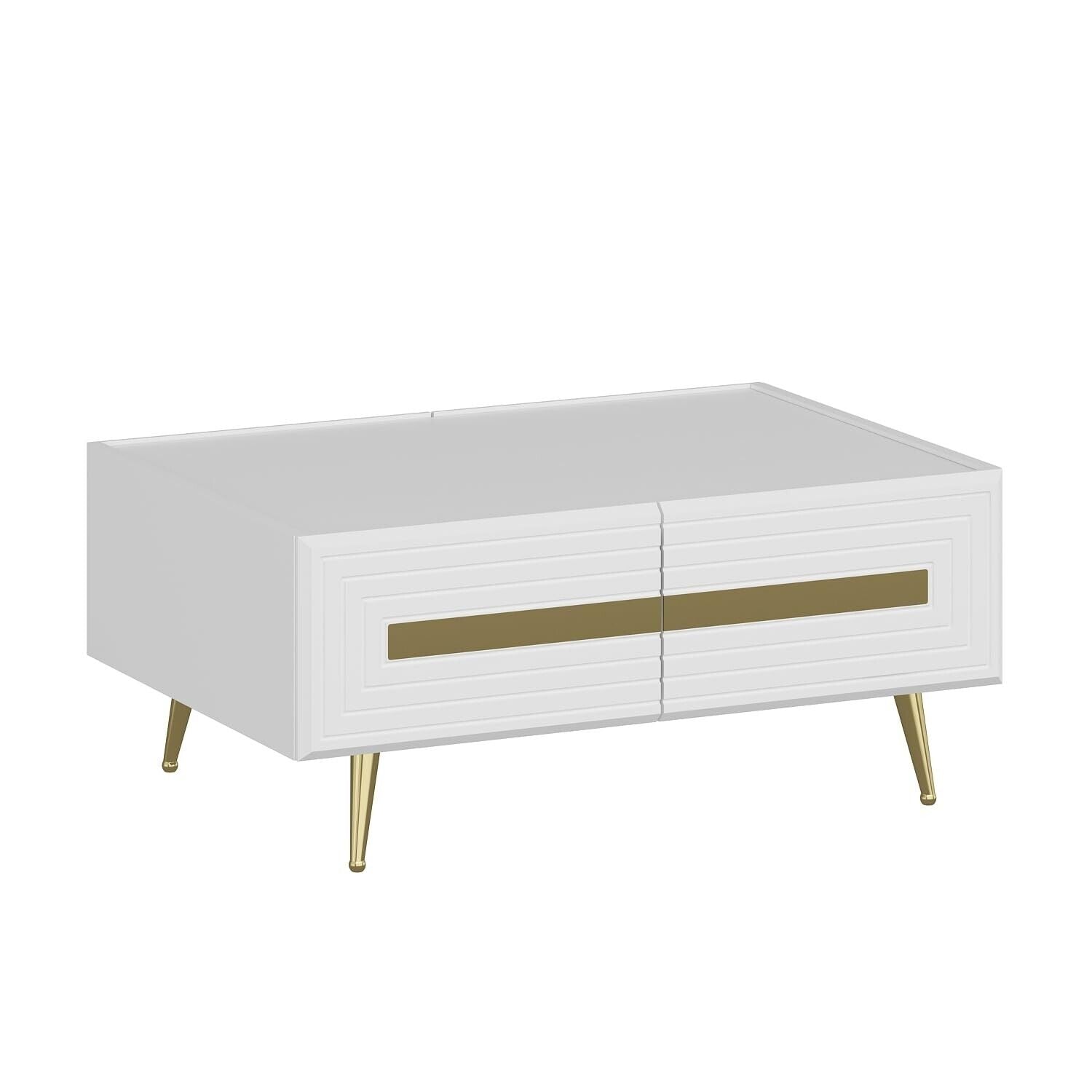 Couchtisch 90x64 cm – elegant, melaminbeschichtet