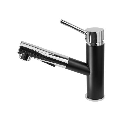 Granitspüle 48x50 + Armatur Cado – inkl. Siphon-Set