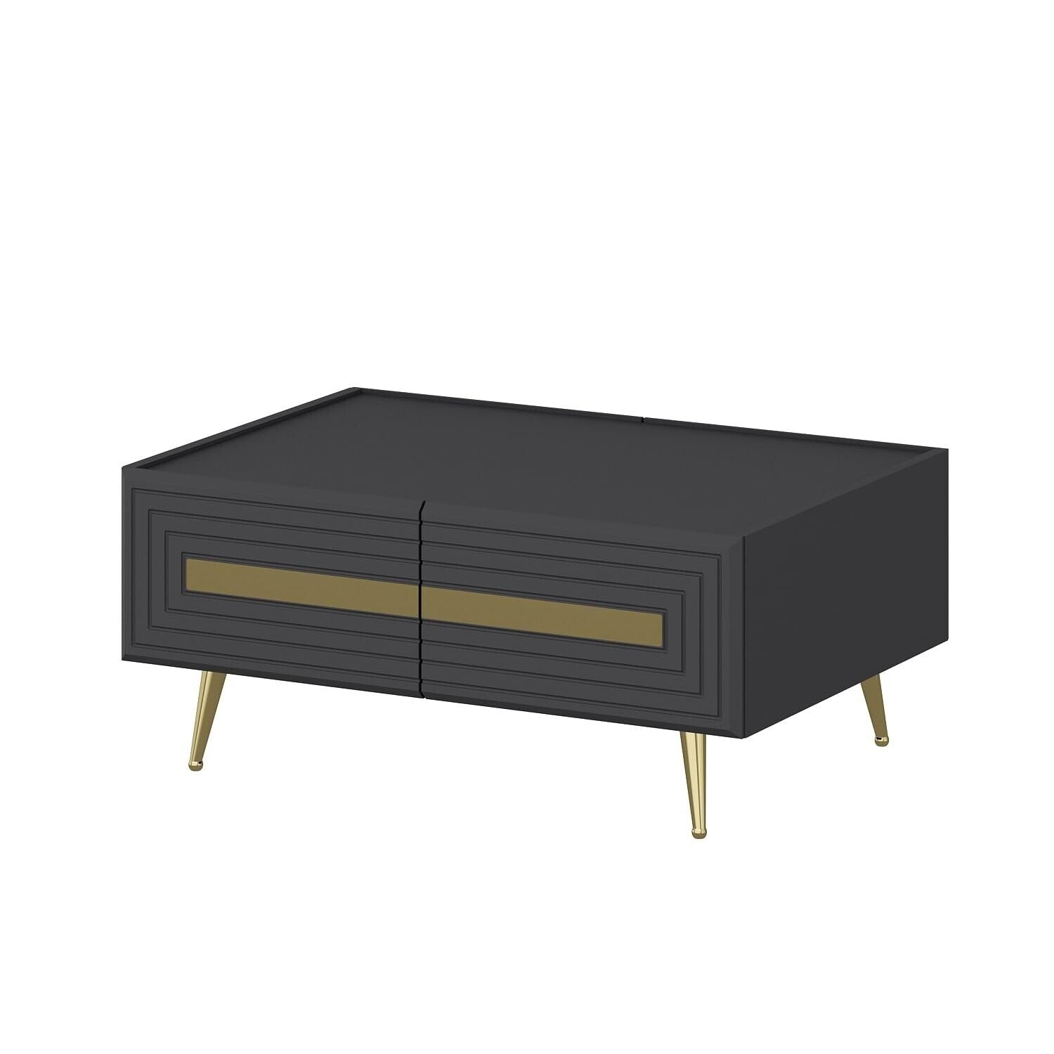 Couchtisch 90x64 cm – elegant, melaminbeschichtet