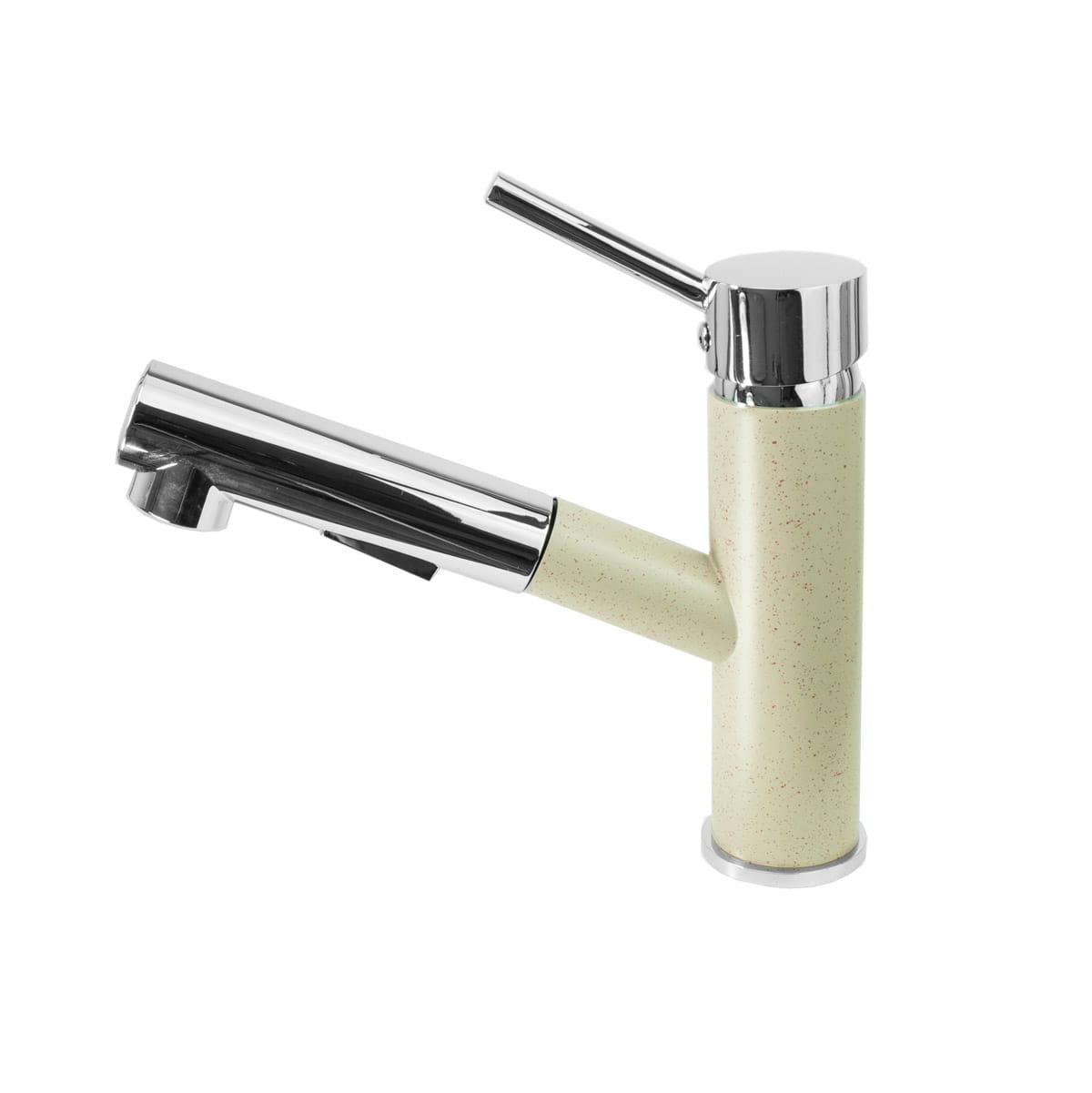 Granitspüle 76x44 + Armatur Cado – inkl. Siphon-Set