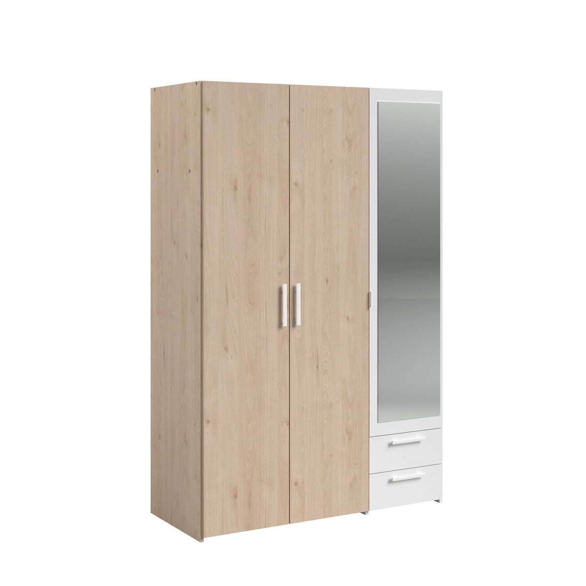 Parisot Daily 24 Kleiderschrank mit Spiegel, 3-türig
