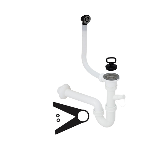 Faizee Home Industrie-Waschbecken Schwarz – 61 × 41 × 30 cm – Für Werkstatt, Garage, Baustelle & Hauswirtschaftsraum
