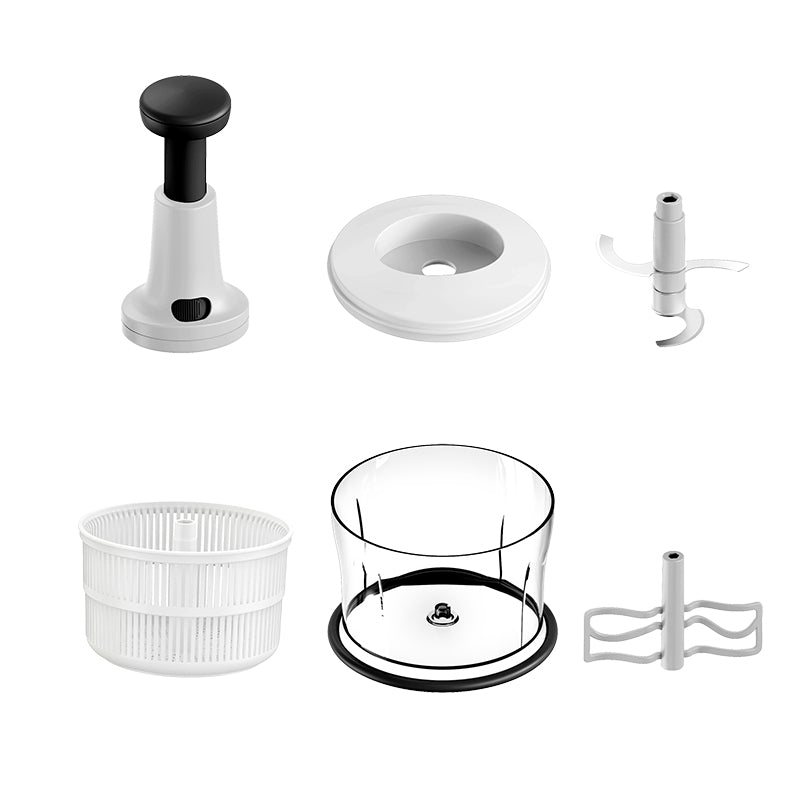 Faizee Home Chopmaster Multifunktions-Gemüseschneider – Schneiden, Hacken, Mischen & Abtropfen