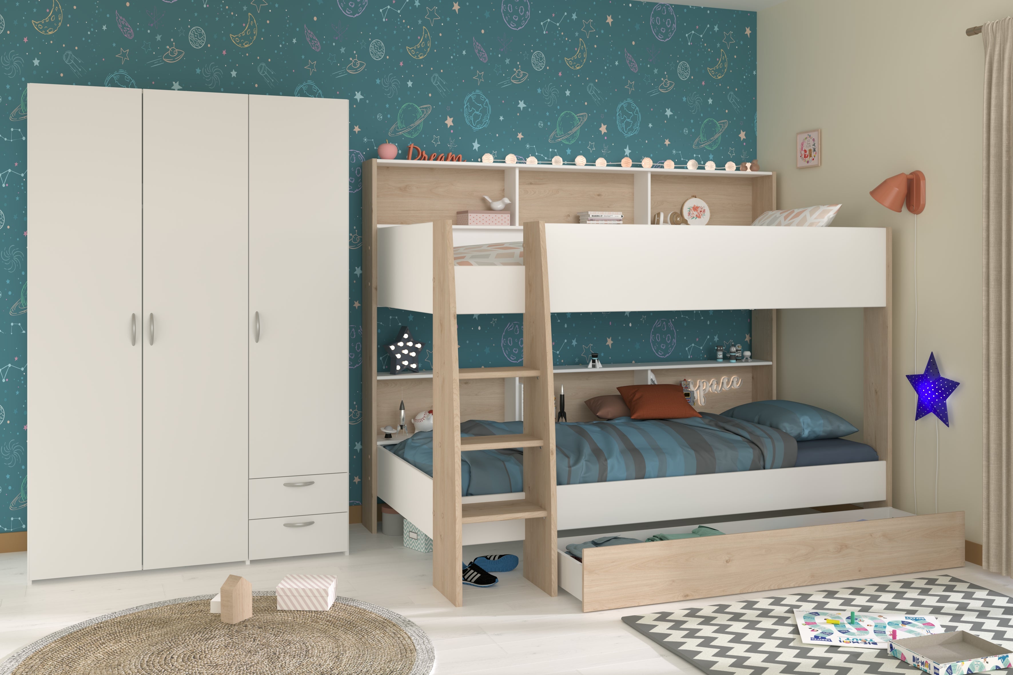 Parisot - Shelter 13 | Kinderzimmer-Set mit Kleiderschrank