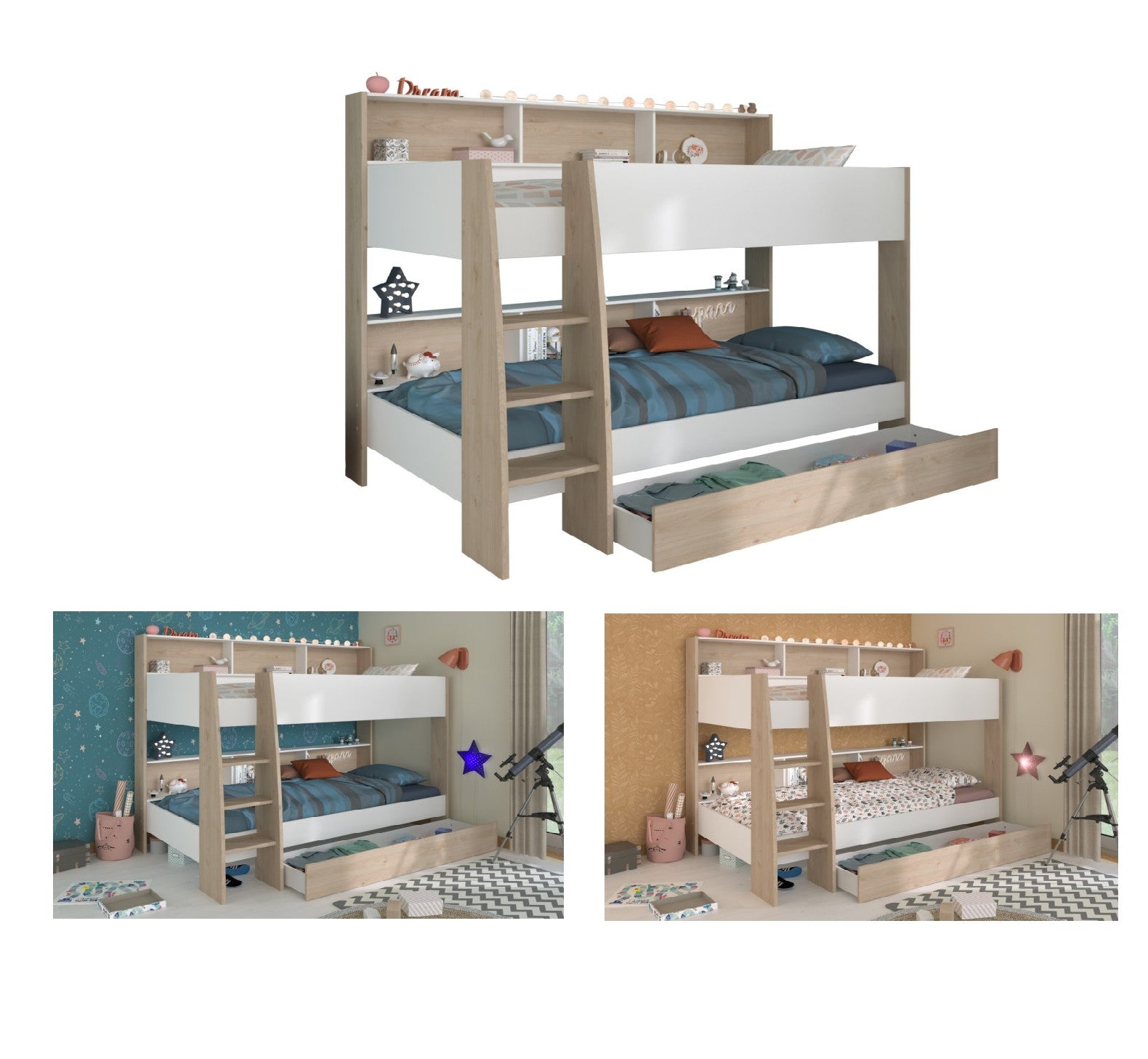 Parisot - Shelter 12 | Etagenbett mit Bettschubkasten