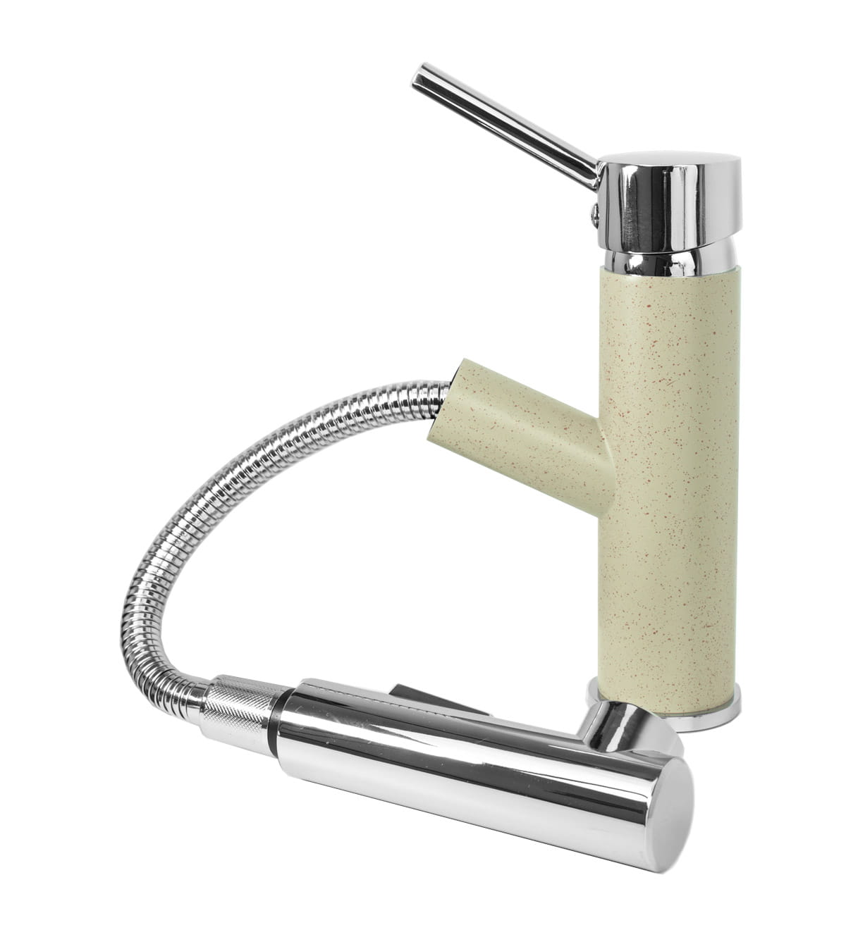 Granitspüle 76x44 + Armatur Cado – inkl. Siphon-Set