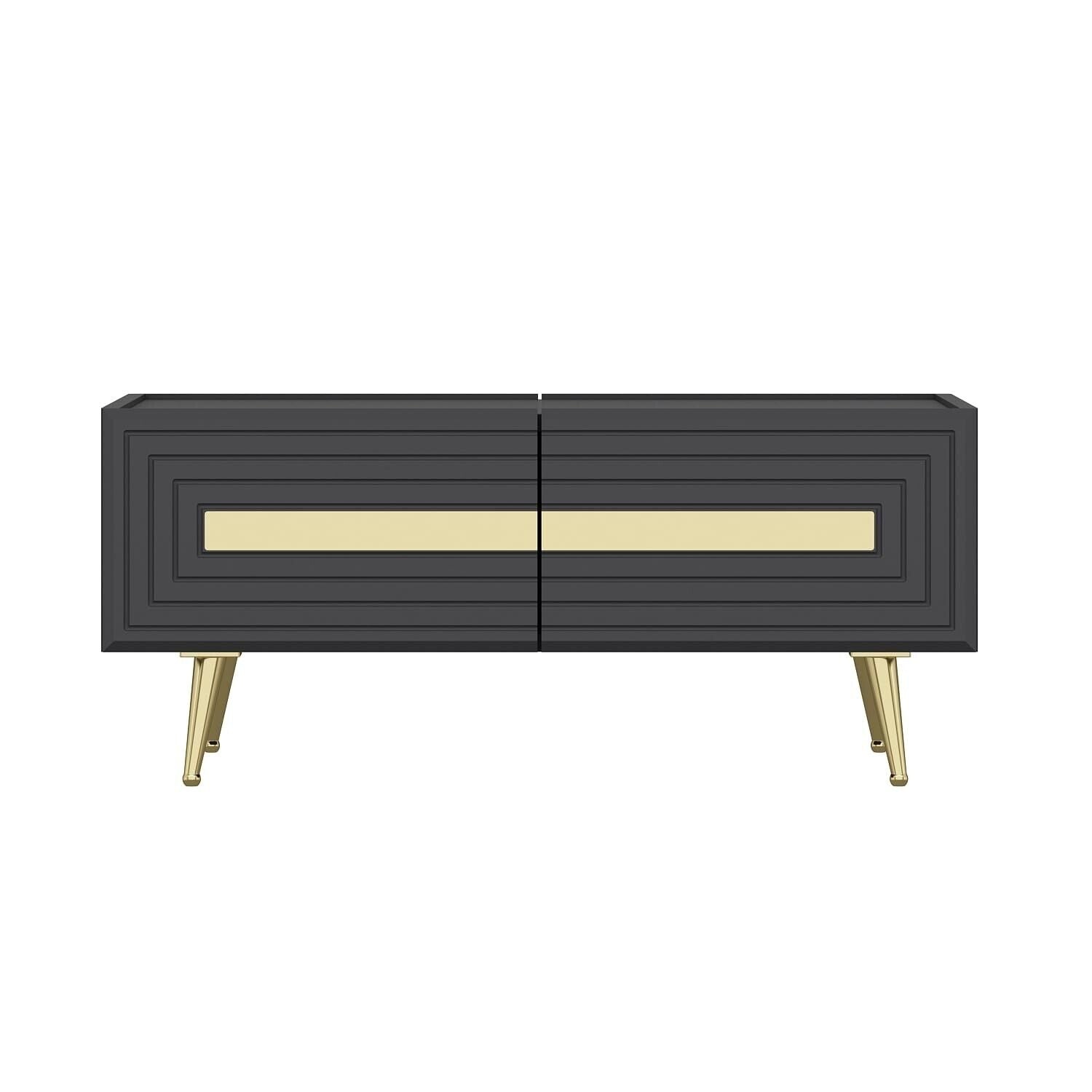 Couchtisch 90x64 cm – elegant, melaminbeschichtet