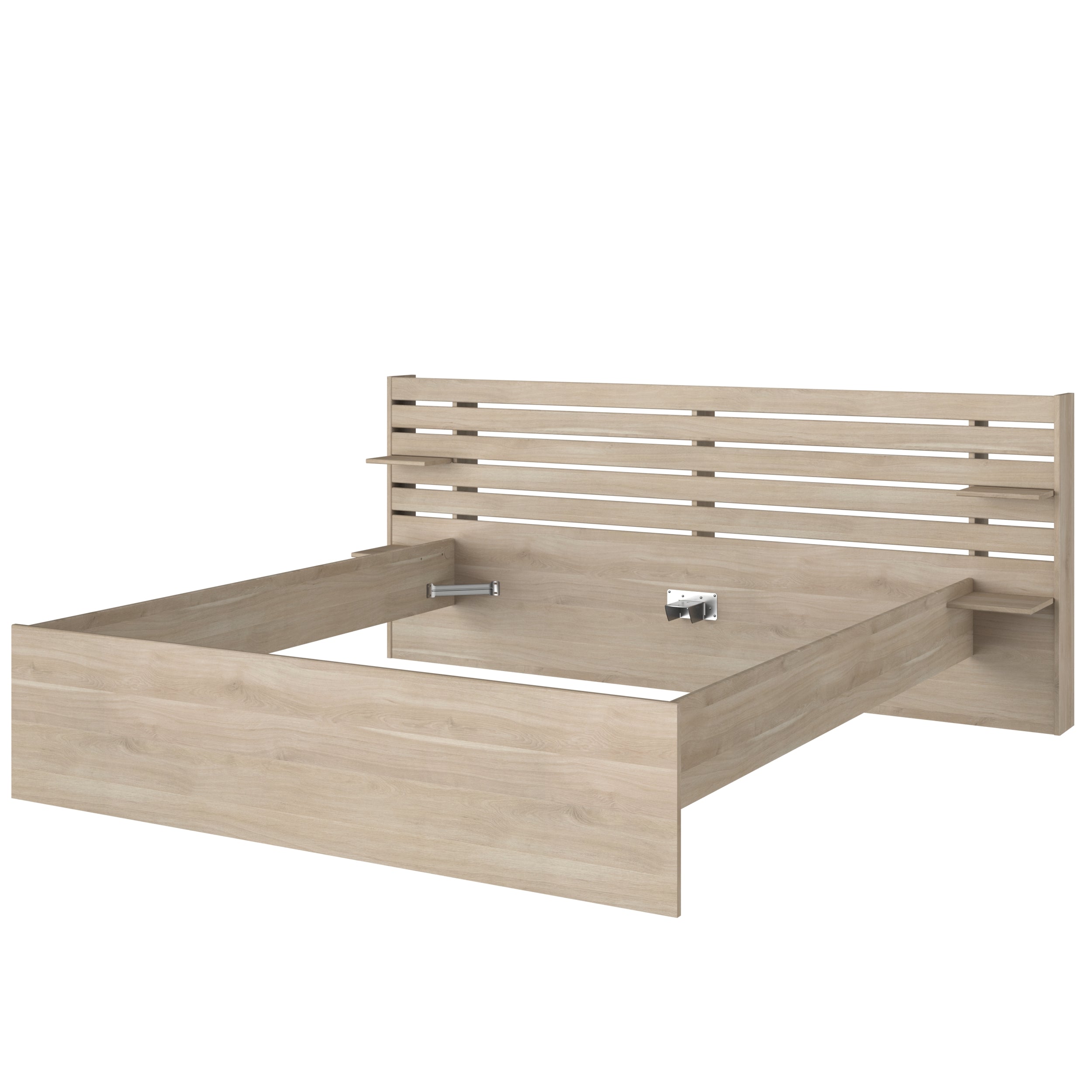 Parisot - Escale 7 | Stauraumbett – Modernes Bett mit integrierten Schubladen 120 x 200 cm