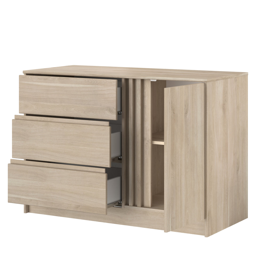 Parisot -  Escale 17 | Stauraumbett mit Kommode – Modernes Schlafzimmer Set 120 x 200 cm
