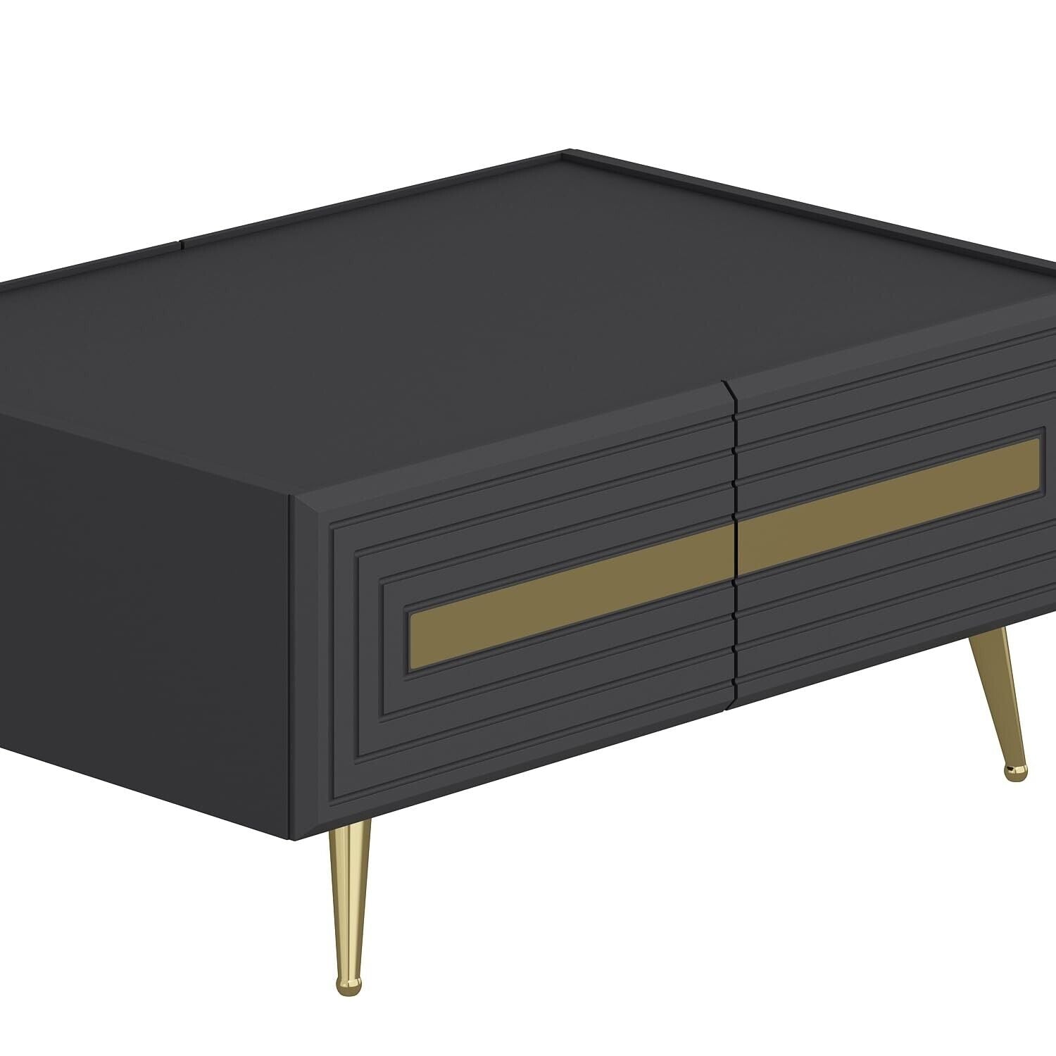 Couchtisch 90x64 cm – elegant, melaminbeschichtet