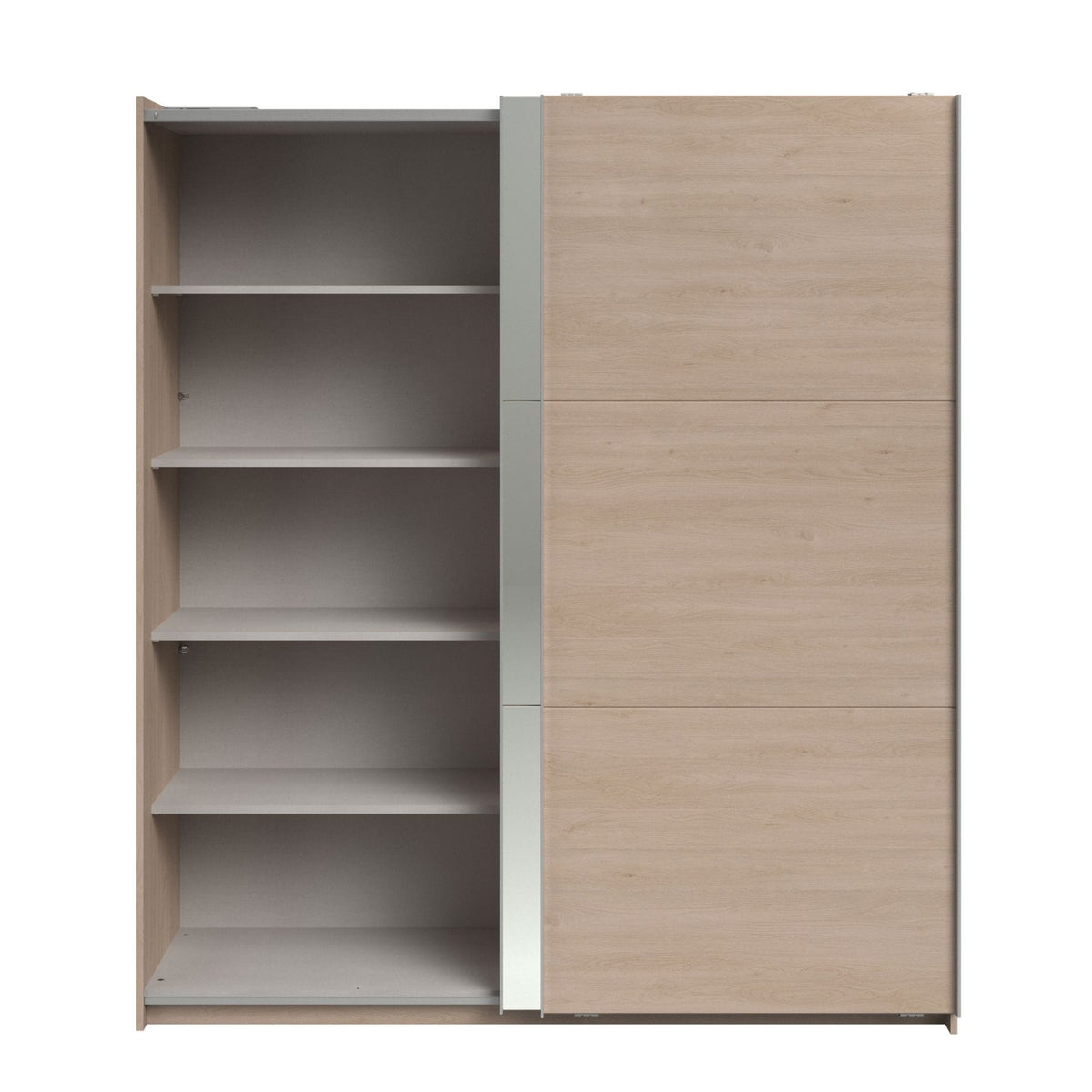 Parisot Swing 8 Kleiderschrank 178 cm Eiche Jackson mit Spiegel
