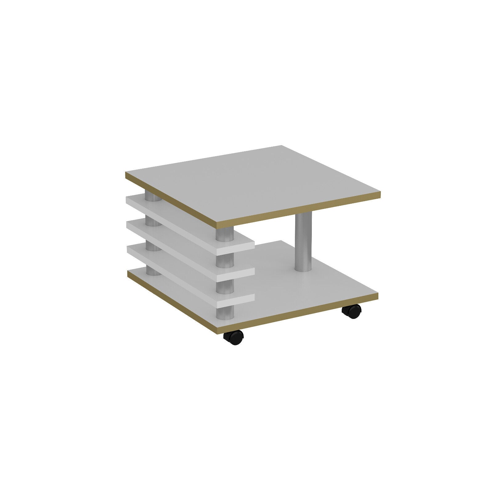 Couchtisch 65x65 cm melaminbeschichtet, elegant-Farboptionen