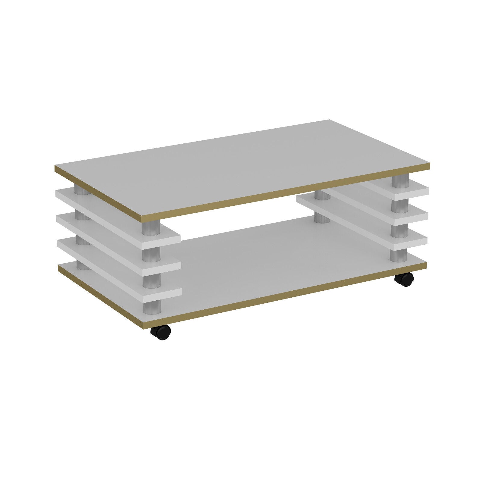 Couchtisch 115x65 cm – melaminbeschichtet, elegant