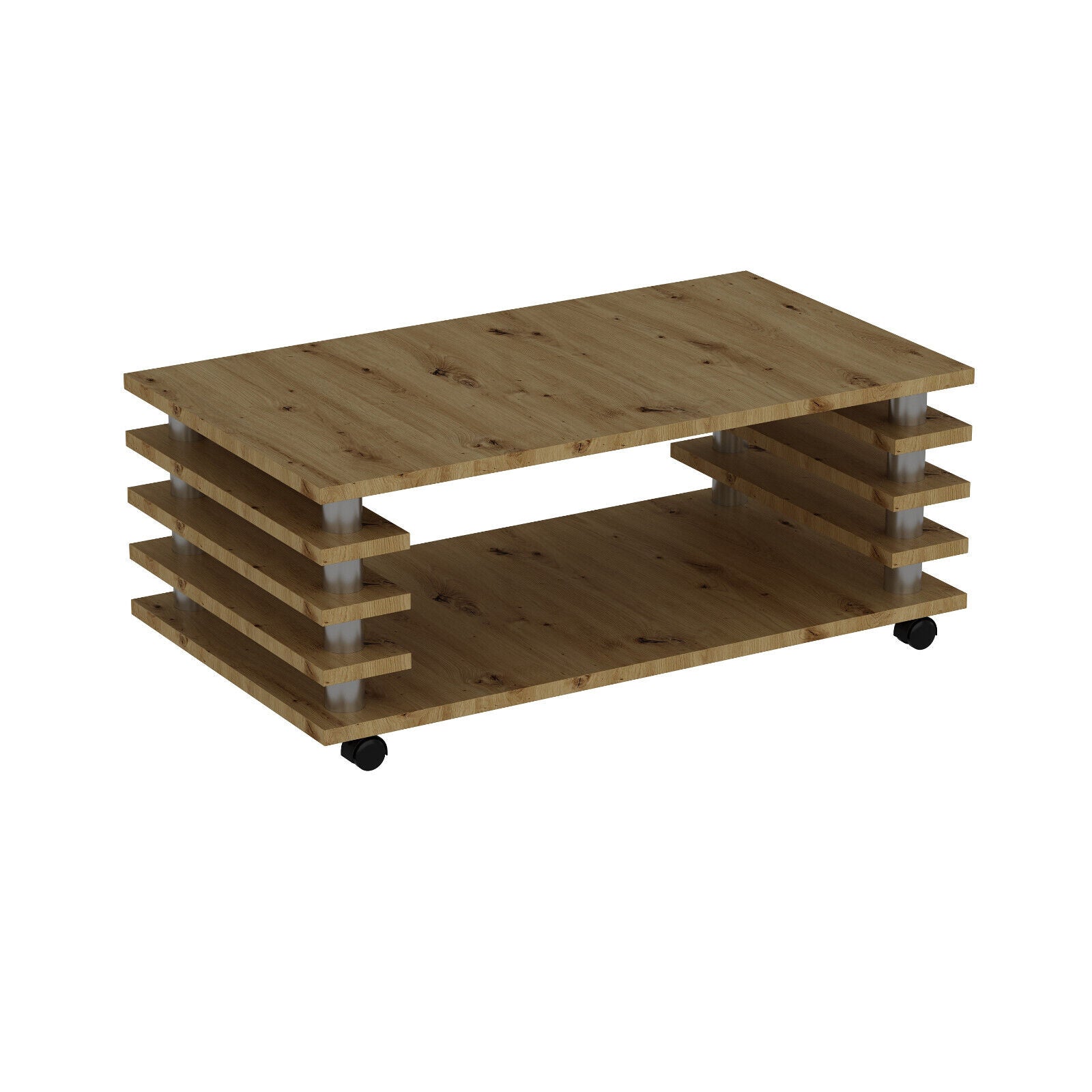 Couchtisch 115x65 cm – melaminbeschichtet, elegant