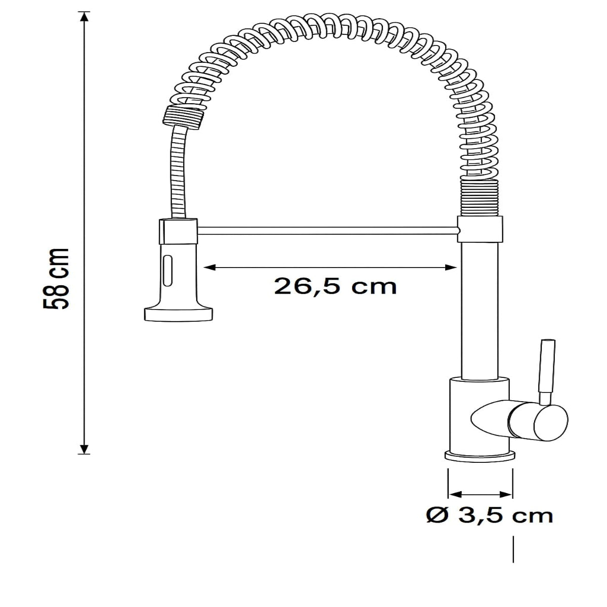 Granitspüle Element 90x50 cm mit Abtropffläche inkl. Armatur & Siphon-Set