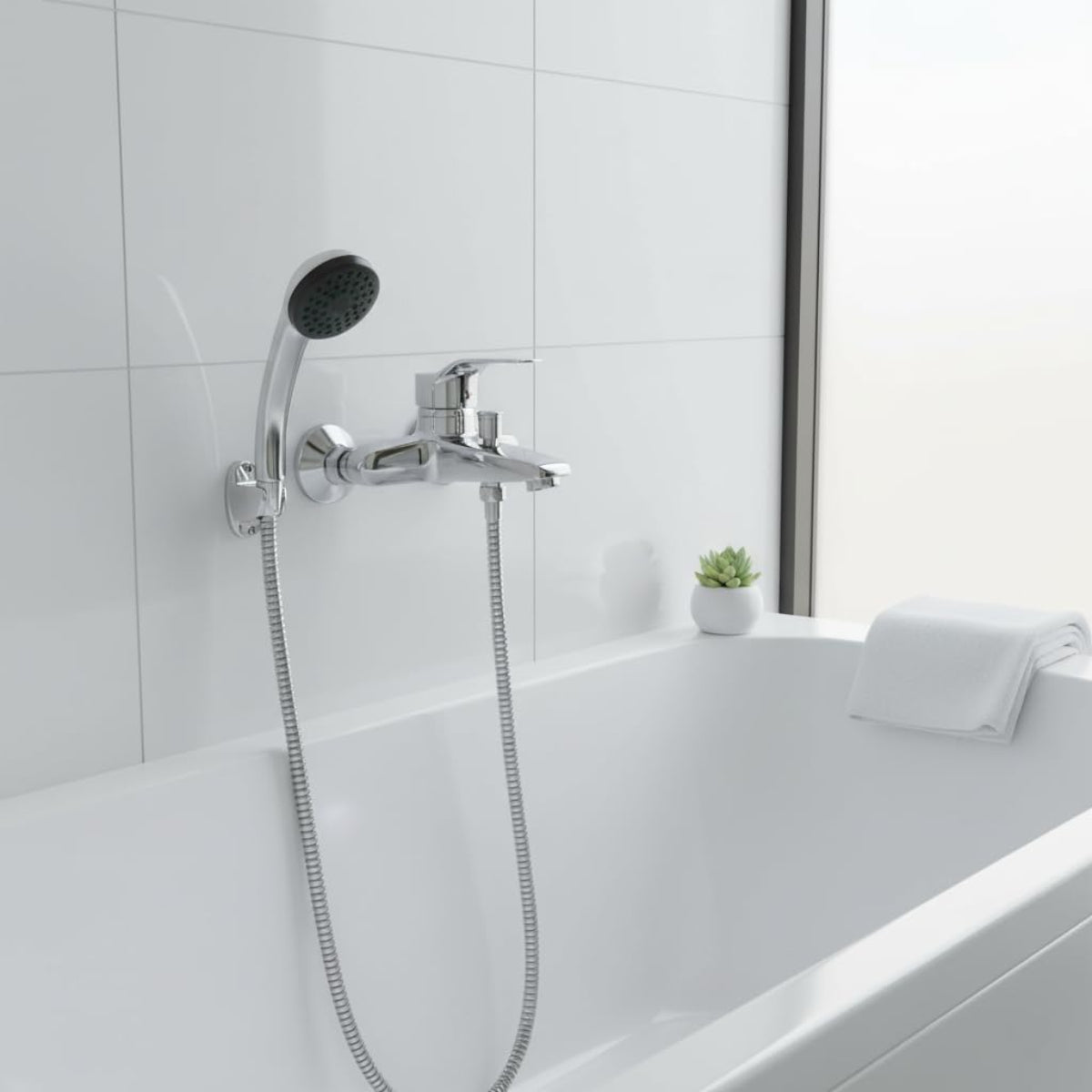 Küchenarmatur mit 360° Schwenkauslauf – Hochwertiger Wasserhahn aus Messing mit Zugbrause & Keramikkartusche