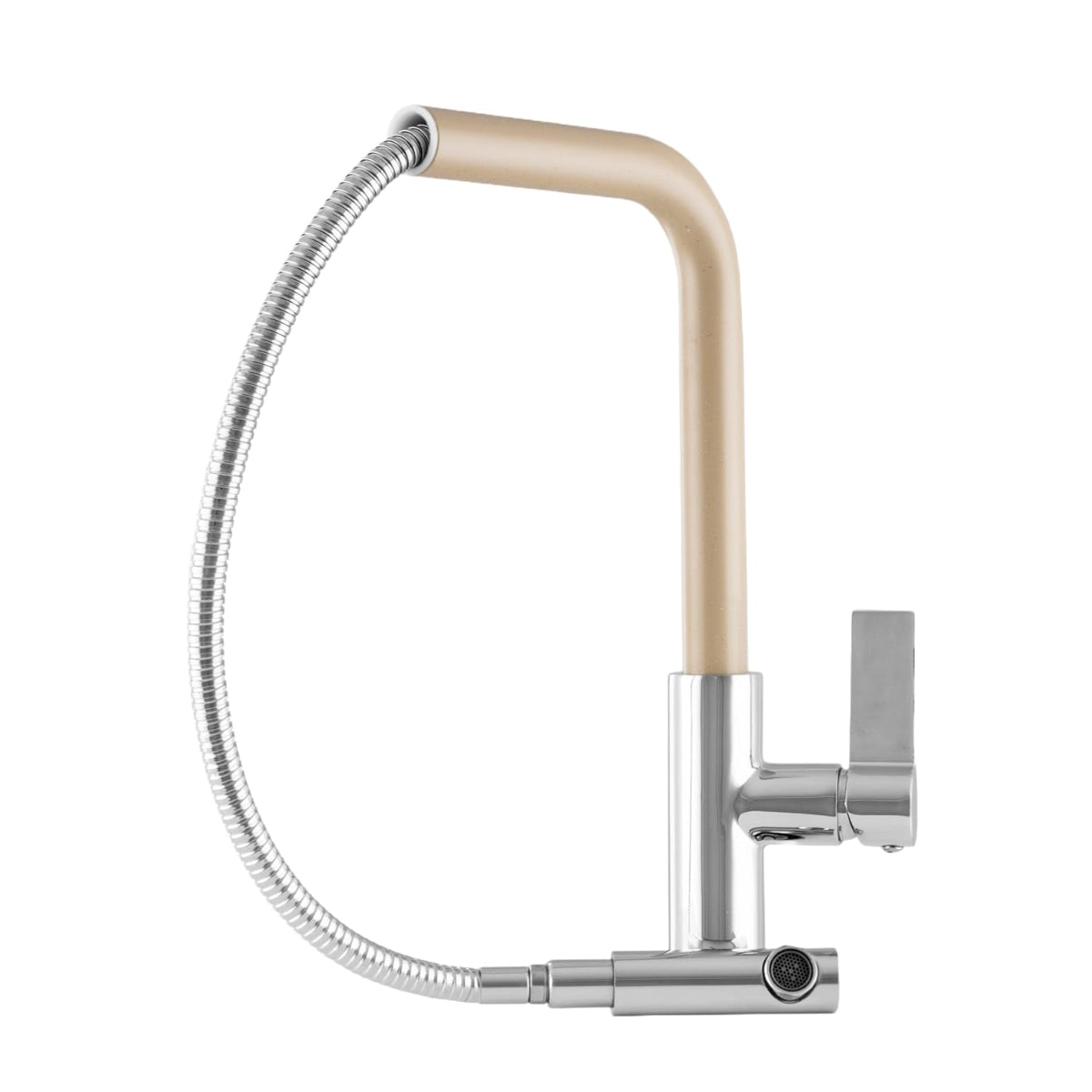 Küchenarmatur mit 360° Schwenkauslauf – Hochwertiger Wasserhahn aus Messing mit Zugbrause & Keramikkartusche