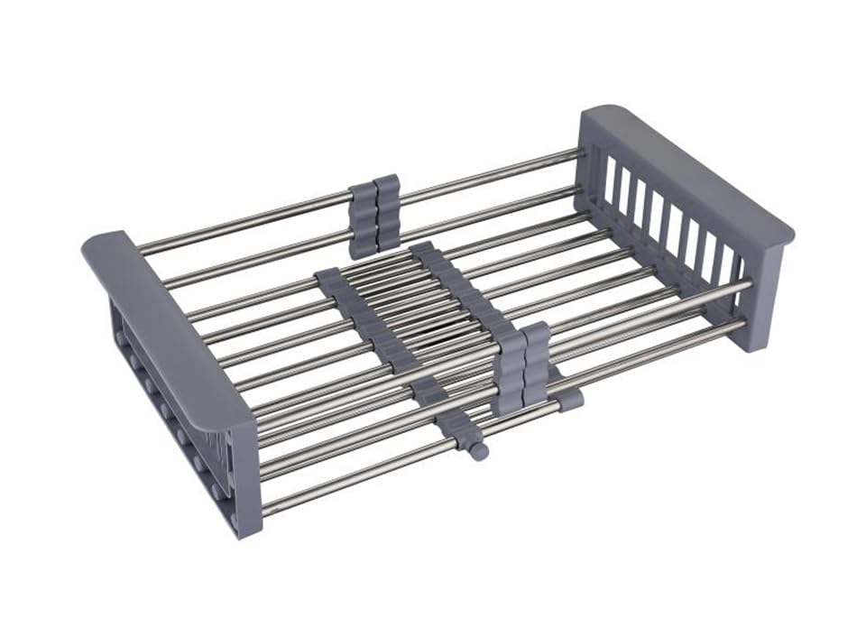 Granitspüle Milano 49×52 cm – Reversible 1-Becken Einbauspüle Inkl. Spülkorb & Siphon, Optional mit Genial Armatur