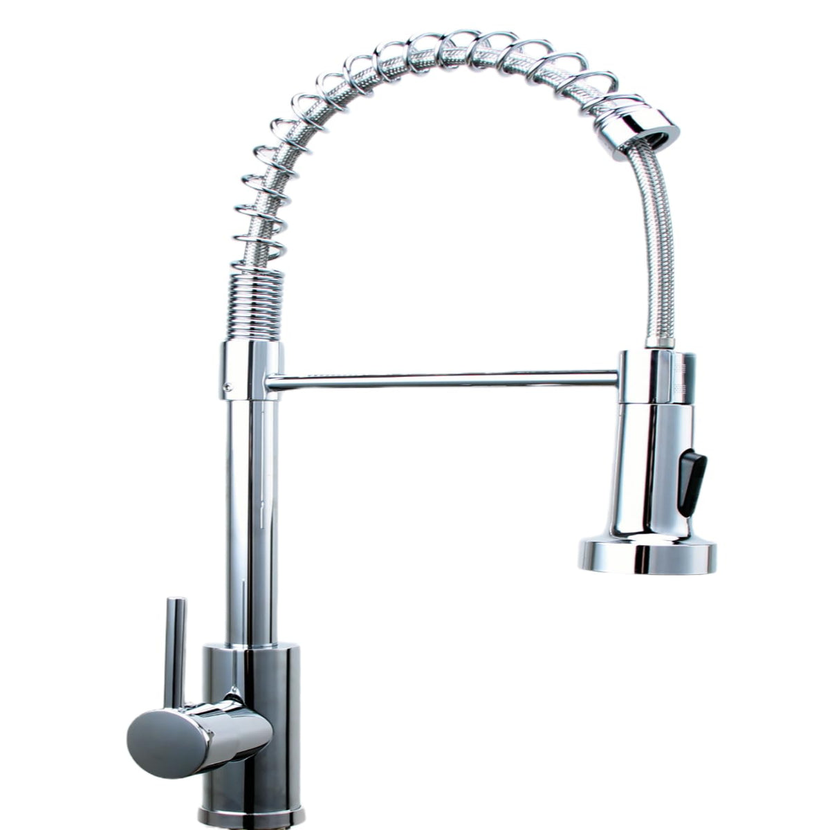 Küchenarmatur mit 360° Schwenkauslauf – Hochwertiger Wasserhahn aus Messing mit Zugbrause & Keramikkartusche