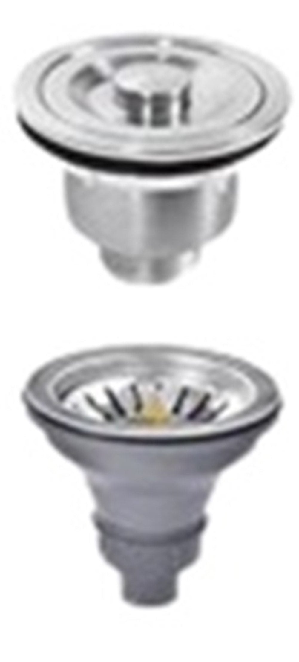 Faizee Home Edelstahlspüle 60 × 42 × 20 cm – 0,8 mm Edelstahl – Silber, Schwarz oder Gold – Mit Siphon-Set