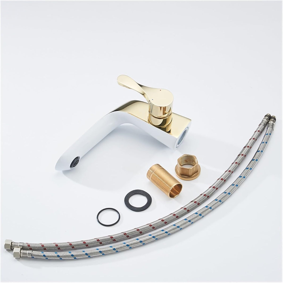 Küchenarmatur mit 360° Schwenkauslauf – Hochwertiger Wasserhahn aus Messing mit Zugbrause & Keramikkartusche