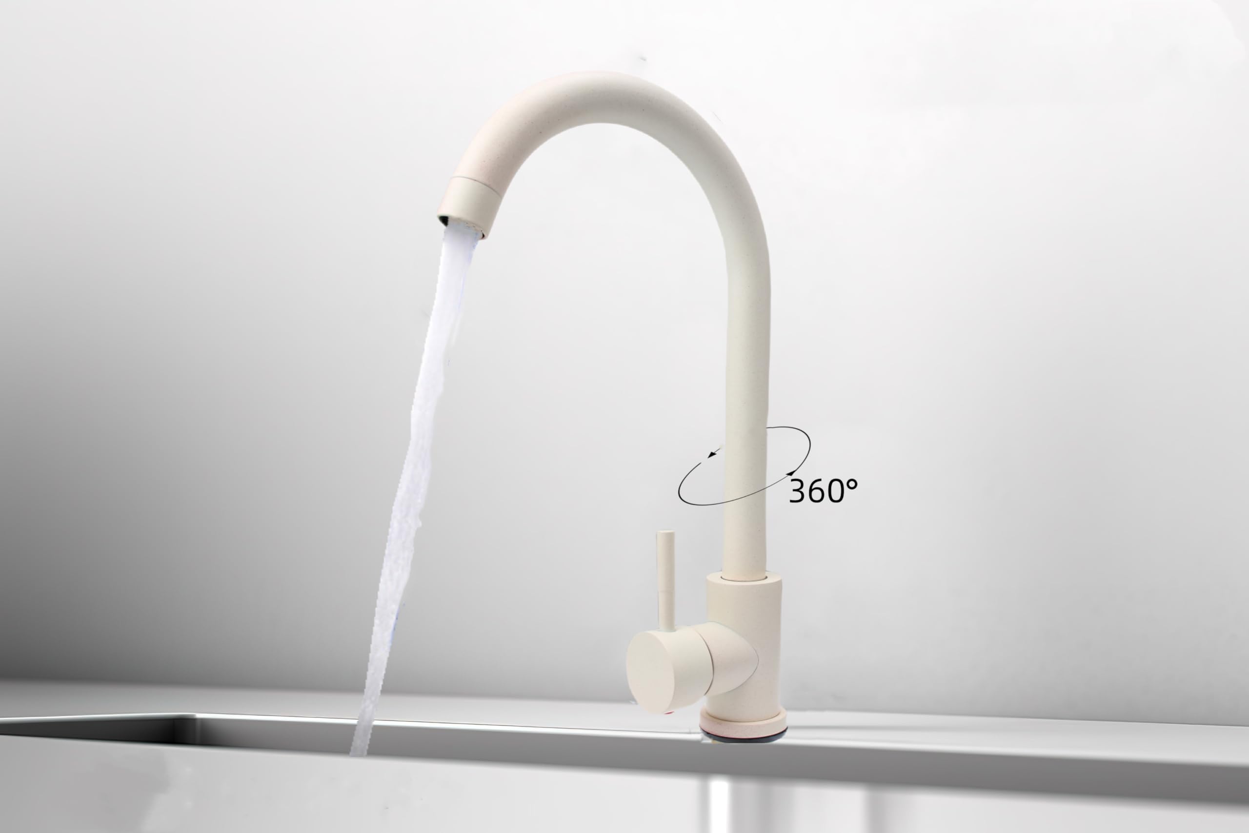 Granitspüle Alisha 75×43,5 cm – Reversible Einbauspüle mit Spülkorb & Siphon-Set Optional mit Armatur