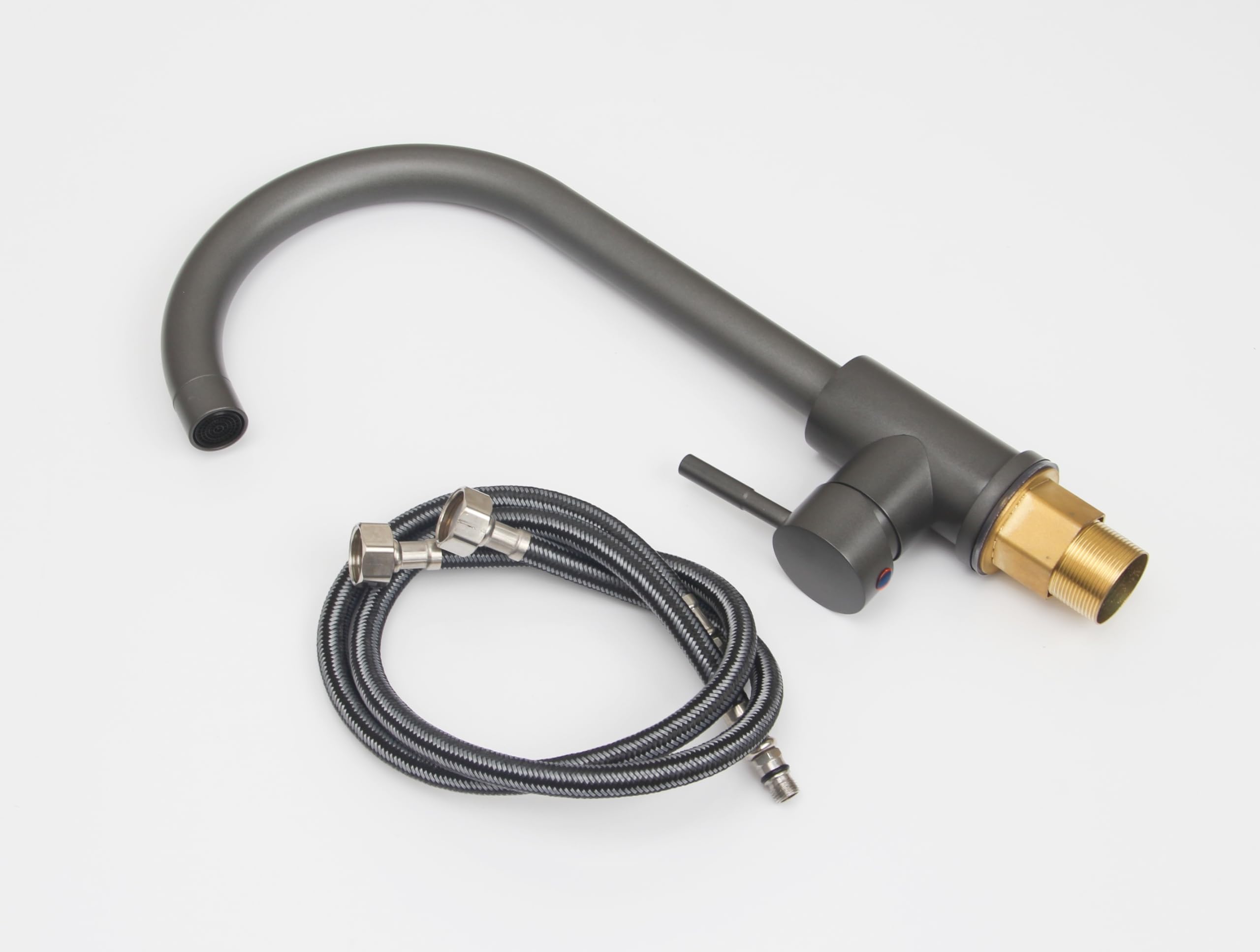 Granitspüle Alisha 75×43,5 cm – Reversible Einbauspüle mit Spülkorb & Siphon-Set Optional mit Armatur