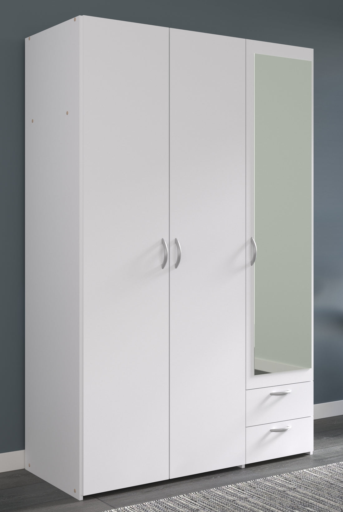 Parisot - Daily 4 |  Kleiderschrank – 3 Türen,  120 x 185 x 51 cm