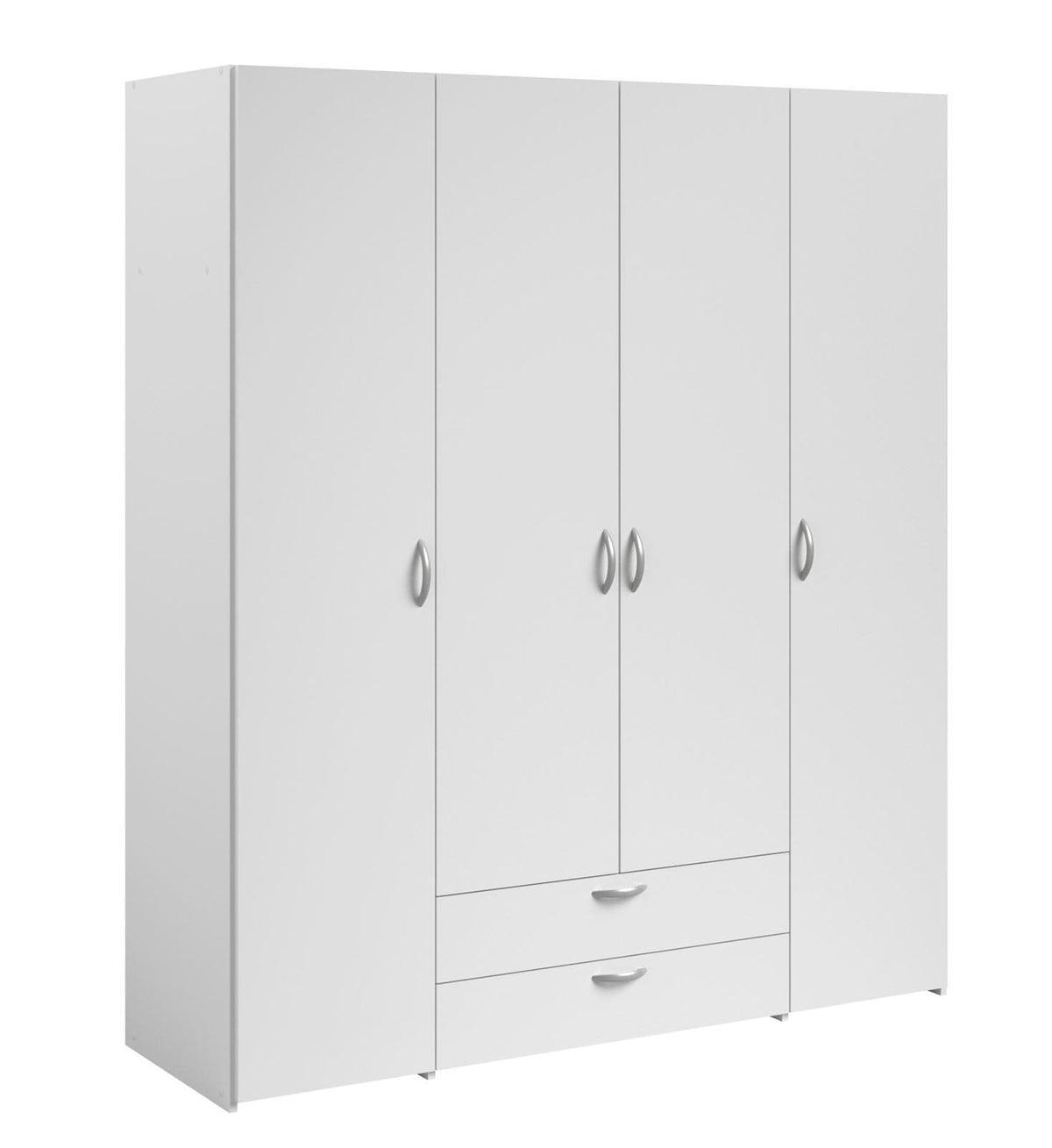 Parisot Daily 1 Kleiderschrank 4-türig Weiß 160x185 cm