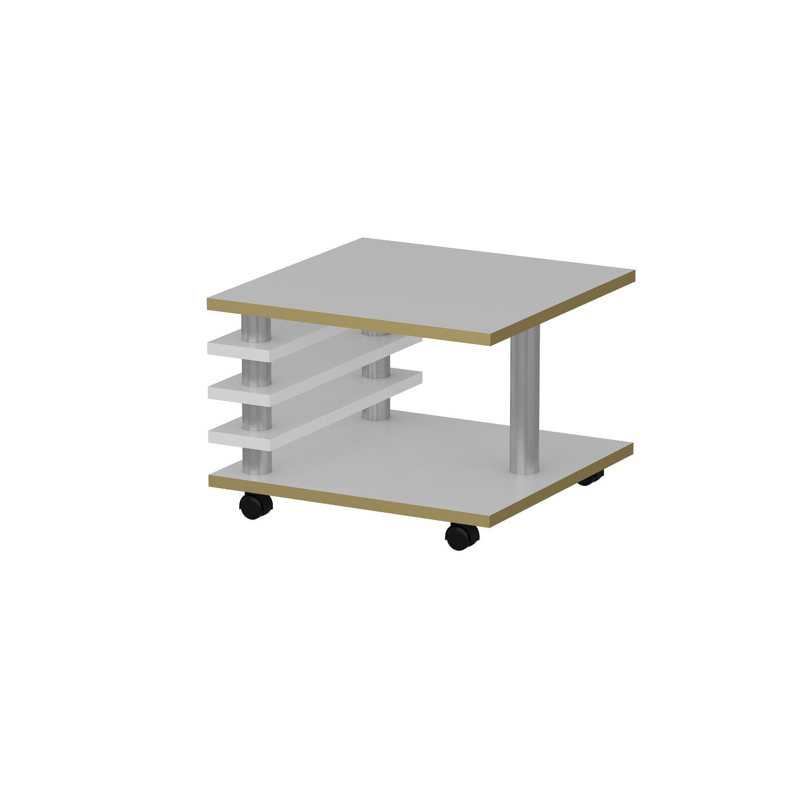 Couchtisch 65x65 cm melaminbeschichtet, elegant-Farboptionen