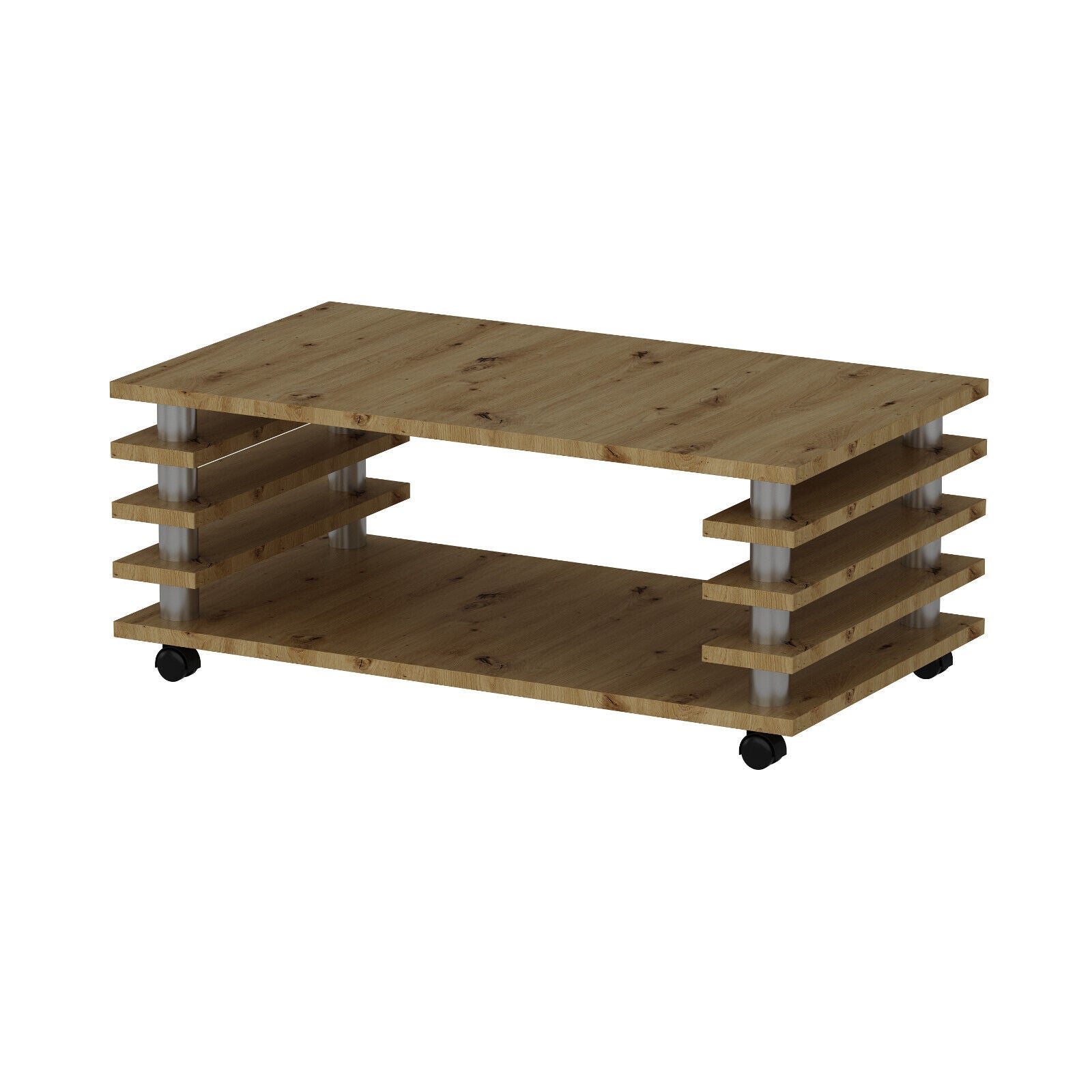 Couchtisch 115x65 cm – melaminbeschichtet, elegant