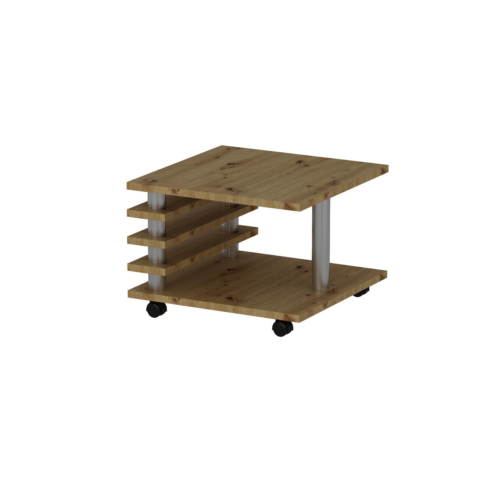 Couchtisch 65x65 cm melaminbeschichtet, elegant-Farboptionen