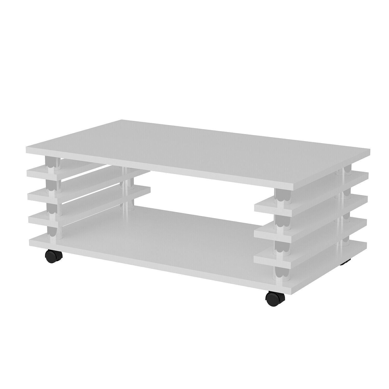 Couchtisch 115x65 cm – melaminbeschichtet, elegant