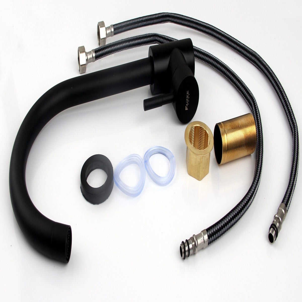 Küchenarmatur mit 360° Schwenkauslauf – Hochwertiger Wasserhahn aus Messing mit Zugbrause & Keramikkartusche