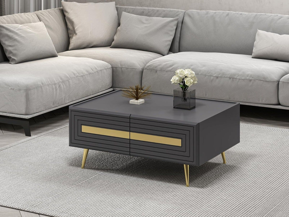Couchtisch 90x64 cm – elegant, melaminbeschichtet