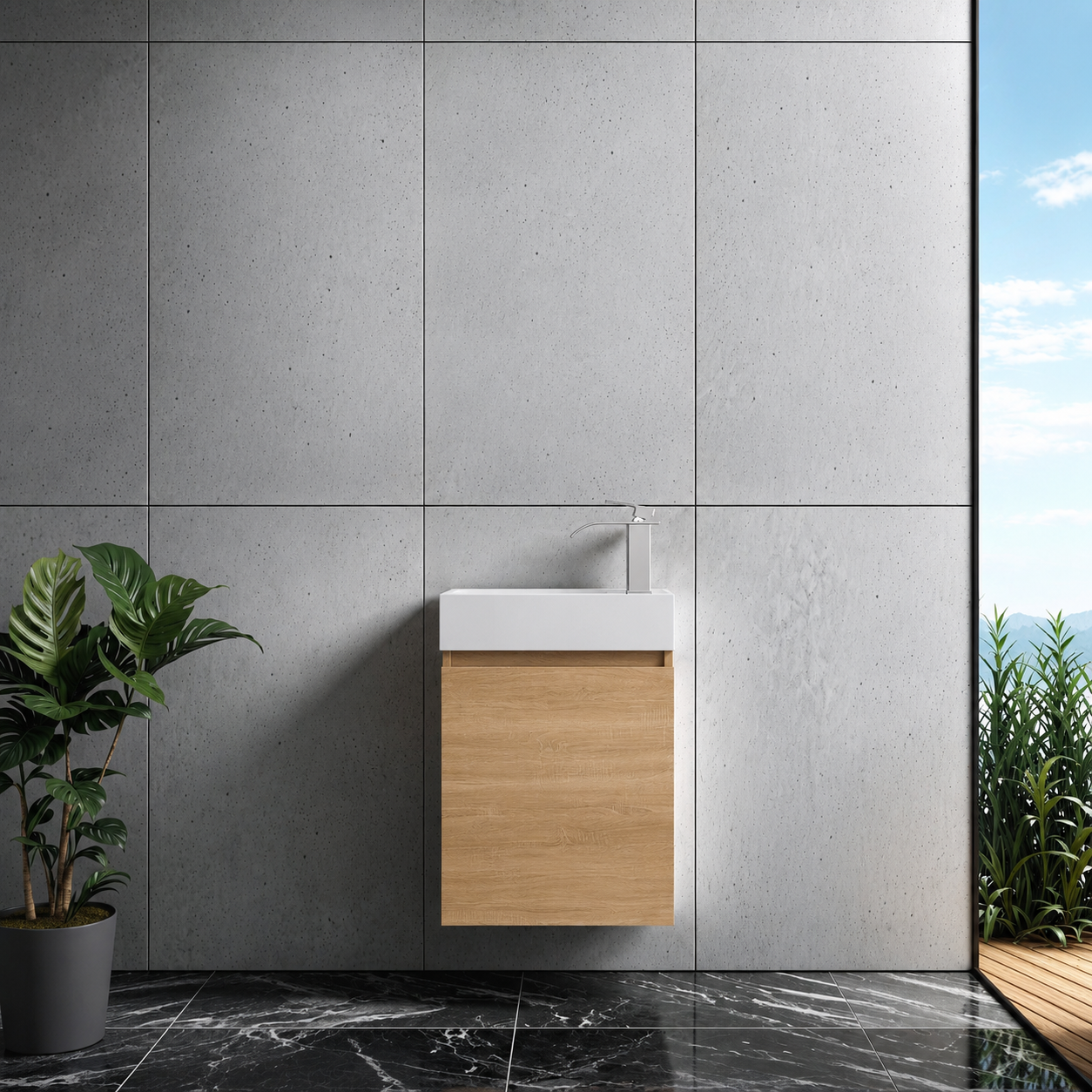 Faizee Home Rikka Badmöbel Set – Individuell wählbar