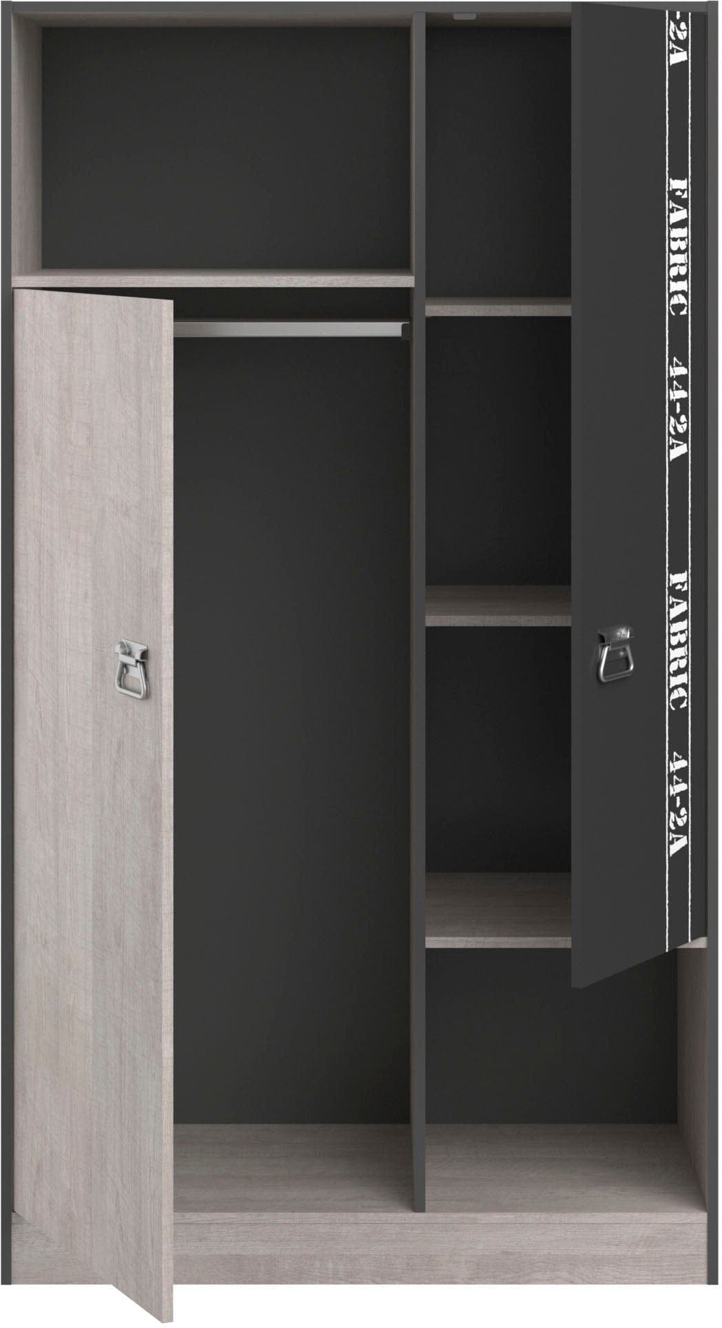 Parisot Fabric 20 Jugendzimmer-Set – modernes Komplettzimmer mit LED-Gaming-Schreibtisch