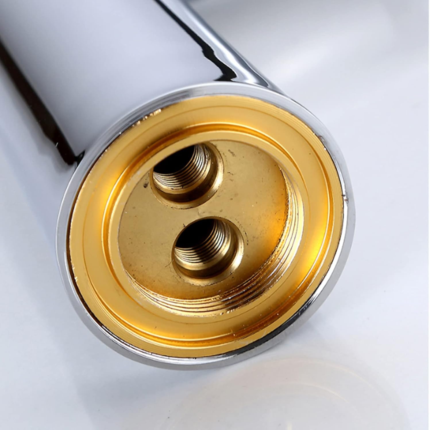 Aqua Extend Armatur – Verchromte Messing-Armatur für Bad & Küche mit Keramikventil