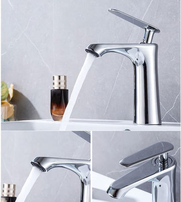 Aqua Extend Armatur – Verchromte Messing-Armatur für Bad & Küche mit Keramikventil