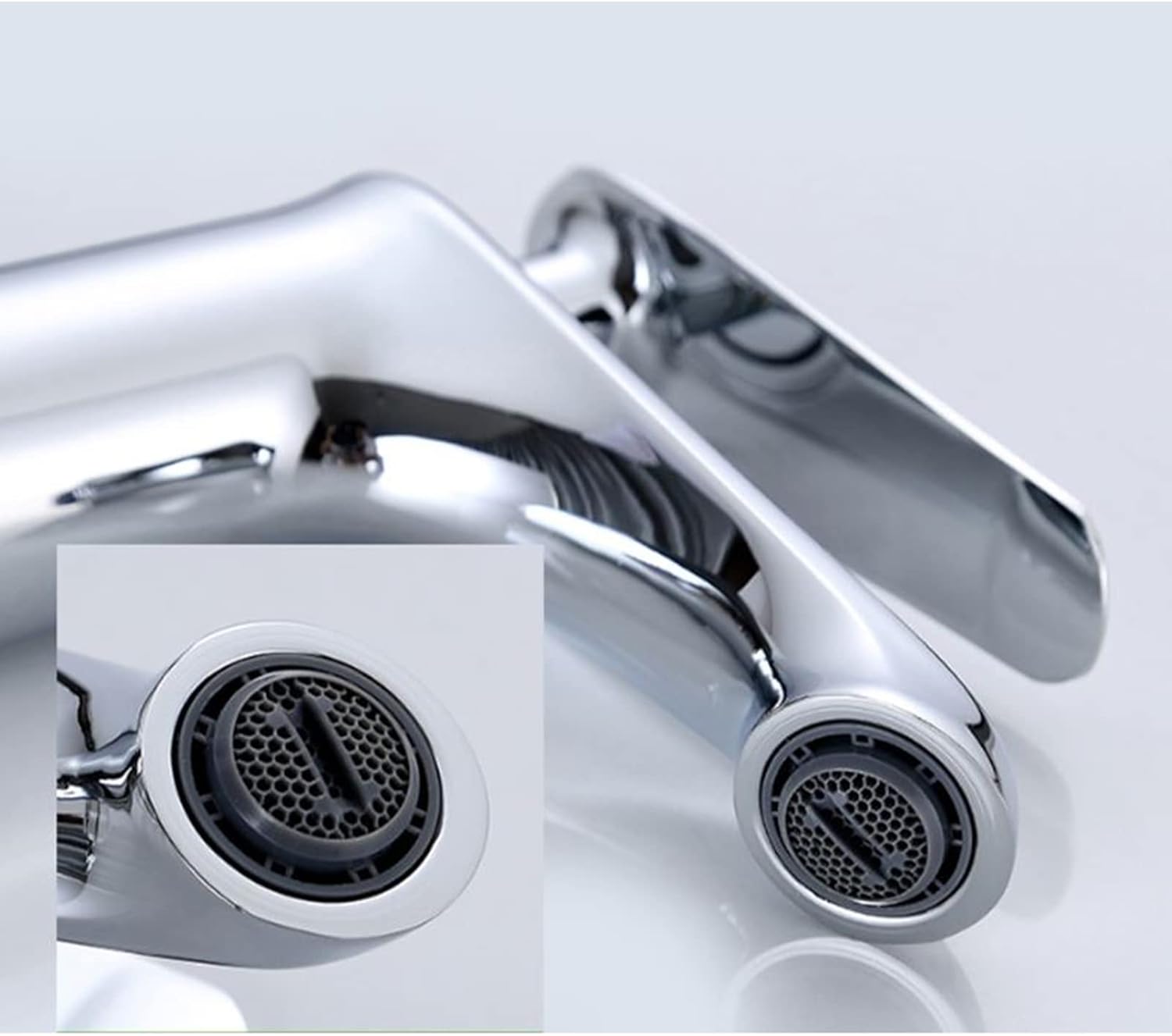 Aqua Extend Armatur – Verchromte Messing-Armatur für Bad & Küche mit Keramikventil