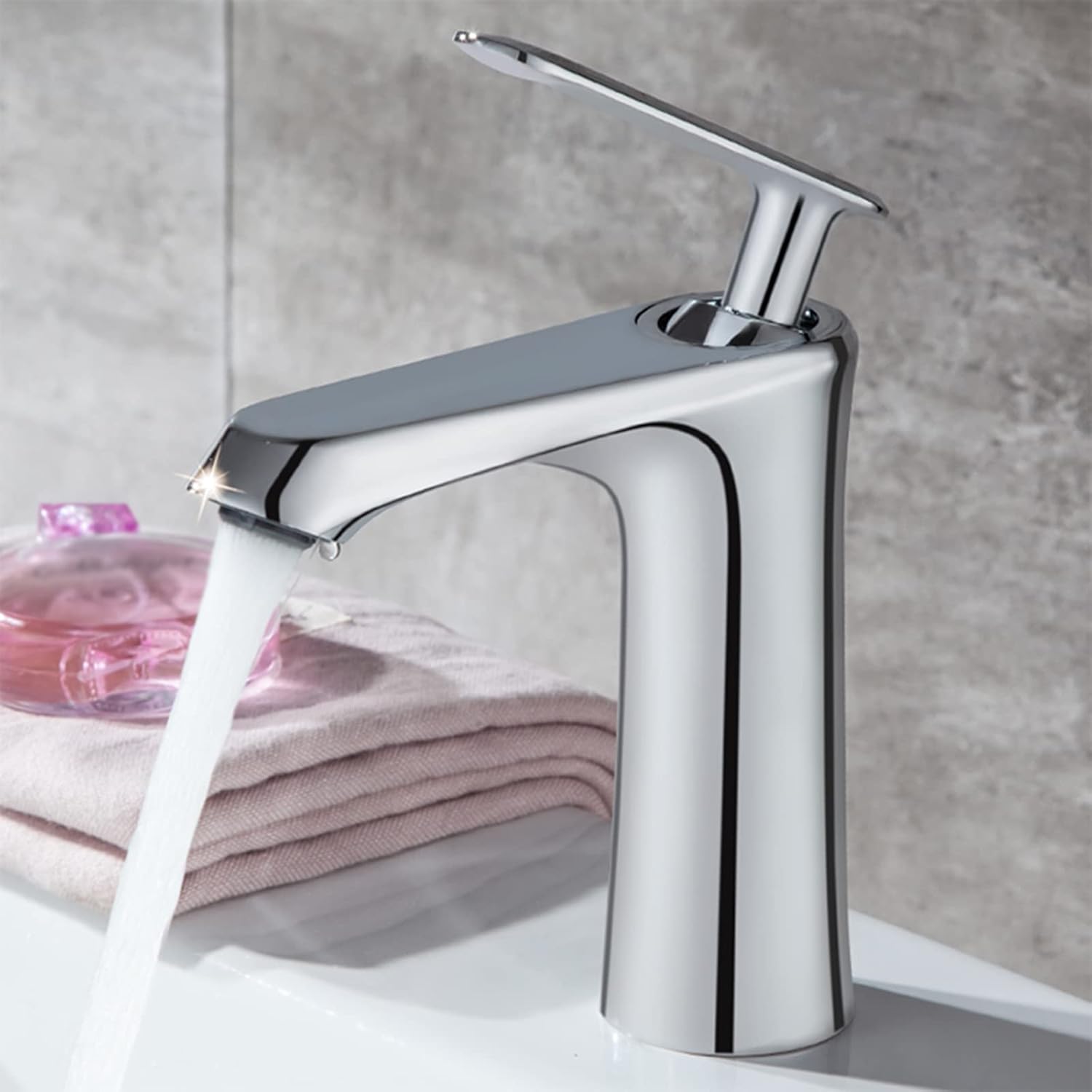 Aqua Extend Armatur – Verchromte Messing-Armatur für Bad & Küche mit Keramikventil