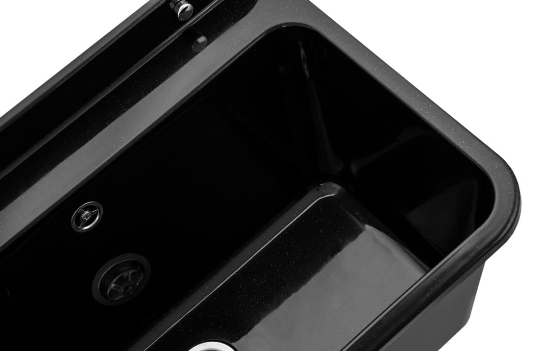 Ausgussbecken_LARGE_61_41_cm_Schwarz_Robuste_Kunststoff-Spuele_aus_Polystyrol_inkl._Siphon_Montagematerial