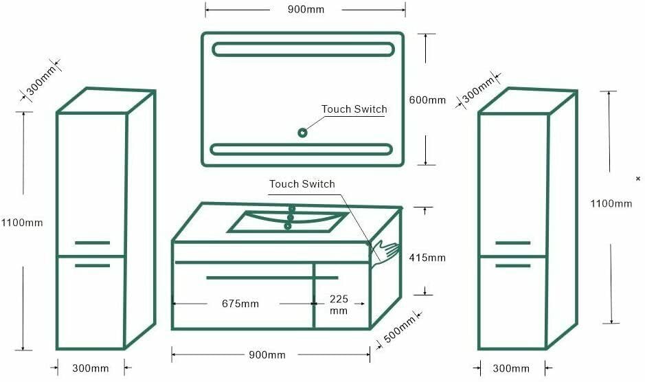 Badmoebel_Set_90_cm_Hochglanz_Weiss_oder_Schwarz_mit_Spiegel_Keramik-Waschbecken_Soft-Close_Unterschrank